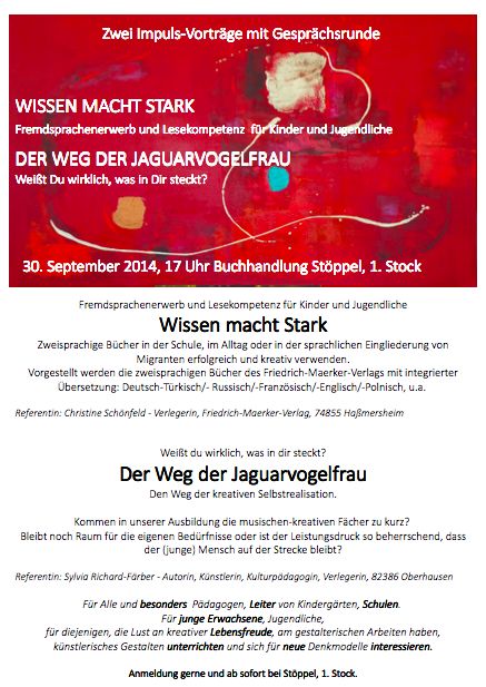 2 Impulsvorträge: Färber-Verlag und Friedrich-Maerker-Verlag